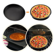 Kaireo Non-Stick Pan Cake Pan Pizza Pan Round Pizza Pan Diy, 10 Inches