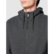 Carhartt 103308-026 Rain Defender Rockland Sherpa-Lined Long-Sleeve Hooded Sweatshirt for Men - Carbon Heather - 2XLT
