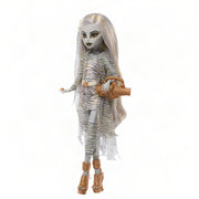 Monster High The Mummy Collector Doll with Gauzy Wrap Dress, Sarcophagus Purse, Scarab Ring, Golden Belt, Doll Stand Included
