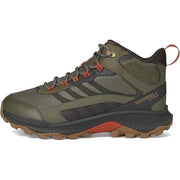 Merrell J037835 Speed Strike Mid Waterproof Hiking Boots for Men, Olive, 9M