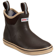 XTRATUF Men's Ankle Deck Boot - Chocolate/Tan - 10M