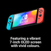 Nintendo 10007457 Switch OLED Model Neon Blue/Neon Red European Version