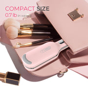 TYMO ROVY Compact 1 Inch Ceramic Curling Iron, Ionic Beach Wave Hair Waver, Fast Heating Pink HC507PM