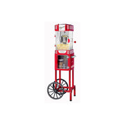 Nostalgia NRKPCRT25RR 2.5-Ounce Popcorn Cart, Red