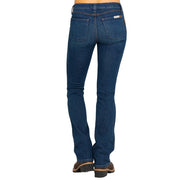 Wrangler Women's Riggs Workwear Bootcut Work Jeans, Light Stone, Mid Rise, 4-Way Stretch, 5 Pocket, 14W x 32L, 3WF05LS