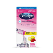 Pedialyte Electrolyte Powder, Electrolyte Drink, Strawberry Lemonade, Powder Sticks, .6 Oz, 36 Count