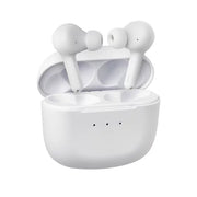 onn. 100024715 Bluetooth True Wireless Headphones with Charging Case, White