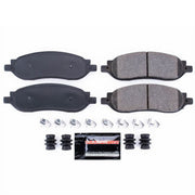 Power Stop Z23 Evolution Carbon-Fiber Ceramic Rear Brake Pads with Installation Hardware for Ford F-250 F-350 Super Duty 2005-2007, Z23-1068