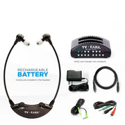 TV Ears 11741 Digital Wireless Headset System Black