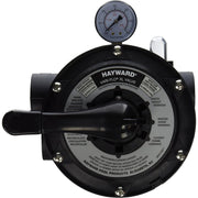 Hayward SP0714T VariFlo Top-Mount Multiport Valve, 7-Position Control, Black