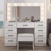 Ktaxon Large Makeup Vanity, White