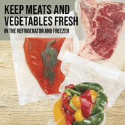 Mossy Oak Vacuum Sealer Bag Rolls, 3-Pack, 2-Ply 3.0 Mil, BPA-Free, 8 in x 22 ft, 30-0201-MO