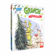 USAopoly Grinch Decorating 1,000 Piece Jigsaw Puzzle, Festive Holiday Theme, Full-Color Artwork, 19.25 x 26.625 in