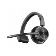 Poly Voyager 4310 UC Wireless Headset, Bluetooth 5.2, Noise-Canceling Dual Mic, Microsoft Teams Certified, Black, Single-Ear, Over-Ear, USB-A Adapter, 24H Talk Time, 218470-02