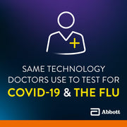 Binaxnow 20002056 COVID-19/Flu A&B Combo Self Test, Reliable COVID/Flu Home Test With 15 Minute Results, 2 Tests
