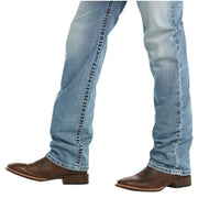 Ariat M2 Relaxed Stirling Stretch Bootcut Jeans for Men - Shasta - 36x30