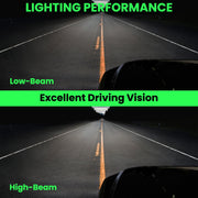 Spec-D Tuning Headlights for 2008-2013 Nissan Rogue, Black Housing, Clear Lens, Amber Reflector, Left and Right Pair, 2LH-RGE08JM-RS
