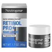 Neutrogena NGN10250 Rapid Wrinkle Repair Cream, Retinol Pro+ Night Moisturizer, 1.7 oz