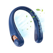 HUANCTOMA Atupen Portable Neck Fan, Hands-Free, Bladeless, 3 Speeds, 5200 mAh Battery, Blue