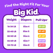 Pull-Ups Girls Potty Training Pants with Learning Layer Technology, Multicolor Disney Princesses, Size 6T-7T (55-75 lbs), 44 Count, 58576