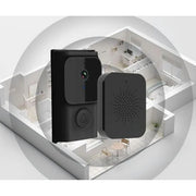 ZHAOGE ZG-M014/2 2 Pack WiFi Video Doorbell with Chime, Black