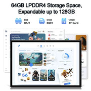 Veatool T10 2024 6GB 1280x800 HD Touch Screen Android 13 Tablet