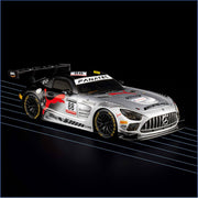 Mattel Hot Wheels Premium 1:43 Scale Nissan Skyline GT-R LM 1995 BCNR33 Silver Collectible Car with Real Riders Tires and Metal Body