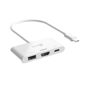 j5create JCA399 USB-C HDMI 4K 144Hz, USB 3.2 & USB-C with Power Delivery 100W, White