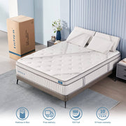 Lechepus Twin XL Mattress, Lechepus 14 Inch Hybrid Foam Mattresses in a Box