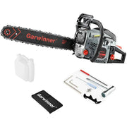 Garwinner 6220G Gas Chainsaw 20 inch 6220G 62CC 2-Stroke Cordless Chainsaw for Farm/Garden/Ranch/Wood Black