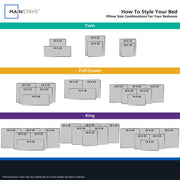 Mainstays Ikat 5-Piece Comforter Set, All-Season, Taupe Matelasse, Full/Queen