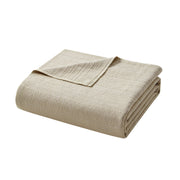 Mainstays Garment Washed Stripe Quilt, King, Beige, Soft Microfiber