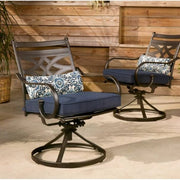Montclair 11200-2SW-NVYSL Set of 2 Swivel Rockers in Navy Blue