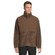 The North Face Cabin Fleece Full Zip Men's Jacket, Smokey Brown, Medium, 100% Recycled Polyester, NF0A8DQ01OI