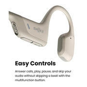 Shokz S810 Open Ear Bluetooth Headphones for Sports with Cooling Wristband, Beige