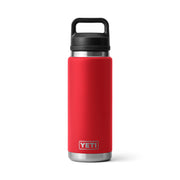 YETI Rambler 26 oz Insulated Beverage Bottle with Leakproof Chug Cap, Stainless Steel, Rescue Red