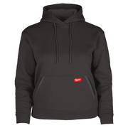 Milwaukee Freeflex Women's Pullover Hoodie, Midweight Cotton/Poly Fleece, Black, Large, F251B-L