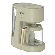 Thyme & Table Programmable Drip Coffee Maker, 12-Cup, 60oz Removable Water Reservoir, 4 Brew Modes, Warming Plate, Eucalyptus Green, TT2252R-ECOM