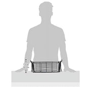 Lumex Walkabout Lite Four-Wheel Rollator Basket, Durable Sturdy Material, Easy Attach and Remove, Lightweight 1 lb, RJ4300-MBKT