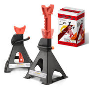 Lafati Jack Stands, 2 Ton Capacity, Adjustable 11-15 in Height, Steel Construction, Self-Locking, Powder-Coated, 2 Pack