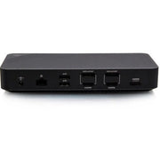 C2G USB-C Hybrid Triple 4K Display Docking Station, 130W Power Delivery, HDMI, DisplayPort, Ethernet, USB-A and USB-C Ports, Black, C2G54538