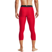 Under Armour Heat Gear Armour Three-Quarter Leggings - Red/White - M