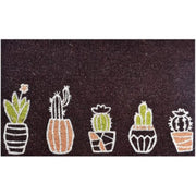 Ninamar Door Mat Cactus Natural Coir  29.5 x 17.5 inch - Machine Made
