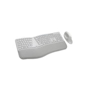 Kensington K75407US Pro Fit Ergo Wireless Keyboard and Mouse Gray