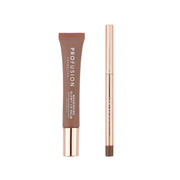 Profusion Cosmetics Lip Treat Duo, Soft Matte Creamy Lip Liner and Nourishing Glowy Lip Balm, Cappuccino Kiss
