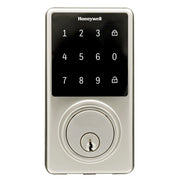 Honeywell 8733500 Door Locks, Electronic Deadbolt with Touchscreen in Satin Nickel