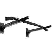 ProsourceFit Wall-Mounted Pull-Up Bar, Heavy-Duty Alloy Steel, Multi-Grip 12 Positions, Black, 300 lb Capacity