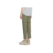 Columbia Women's Leslie Falls Convertible Hiking Pants, Stone Green, Zip-Off Legs, Stain-Resistant, Active Fit, 208706