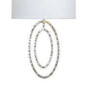 Crystorama Layla 2 Light Wall Sconce with Antique Silver Finish and White Silk Drum Shades, 8.5 in W, 13 in H, 341-SA