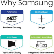 Samsung ViewFinity 34in S6 Curved UWQHD LED-LCD Monitor, 21:9 Aspect Ratio, 100Hz Refresh Rate, FreeSync, USB Hub, Integrated Speakers, Aluminum Silver, S34C654TAN